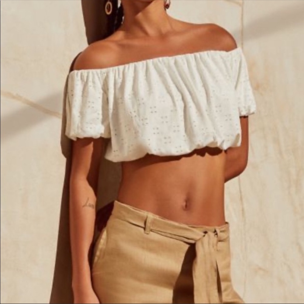 BUNDLE! 2 UO Eyelet Crop Tops!